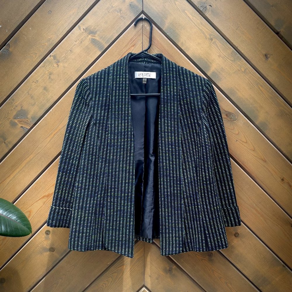 Kasper Women's black/blue blazer